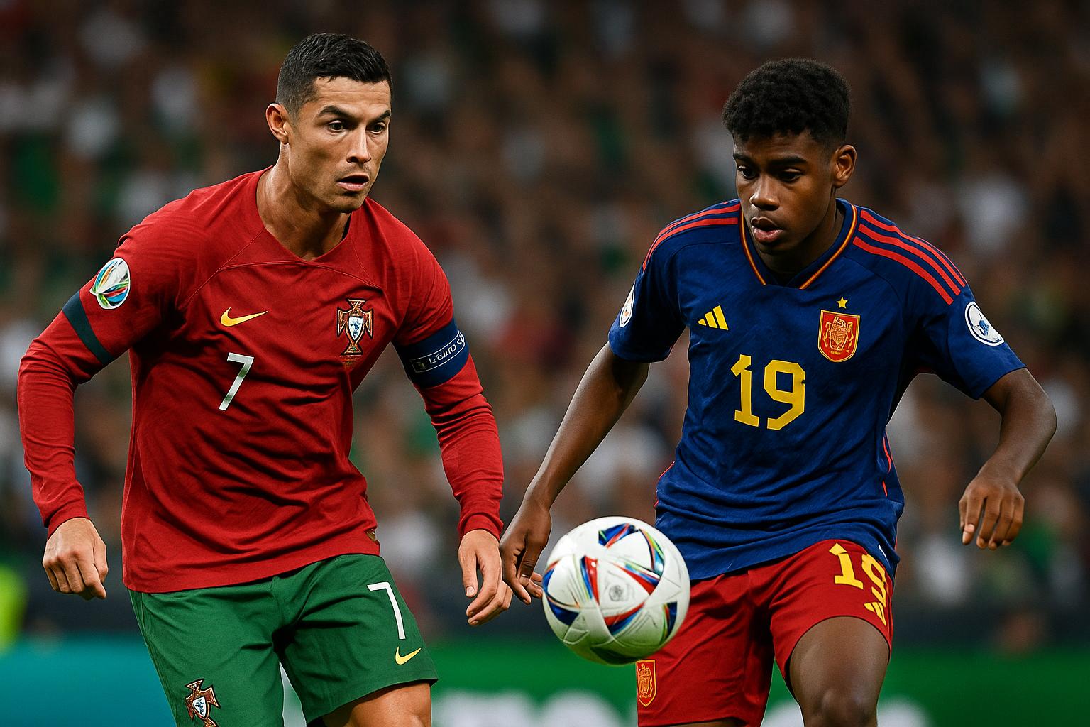 Ronaldo vastaan Yamal UEFA-finaalissa – kahden sukupolven huikea kohtaaminen vie futiksen valokeilaan