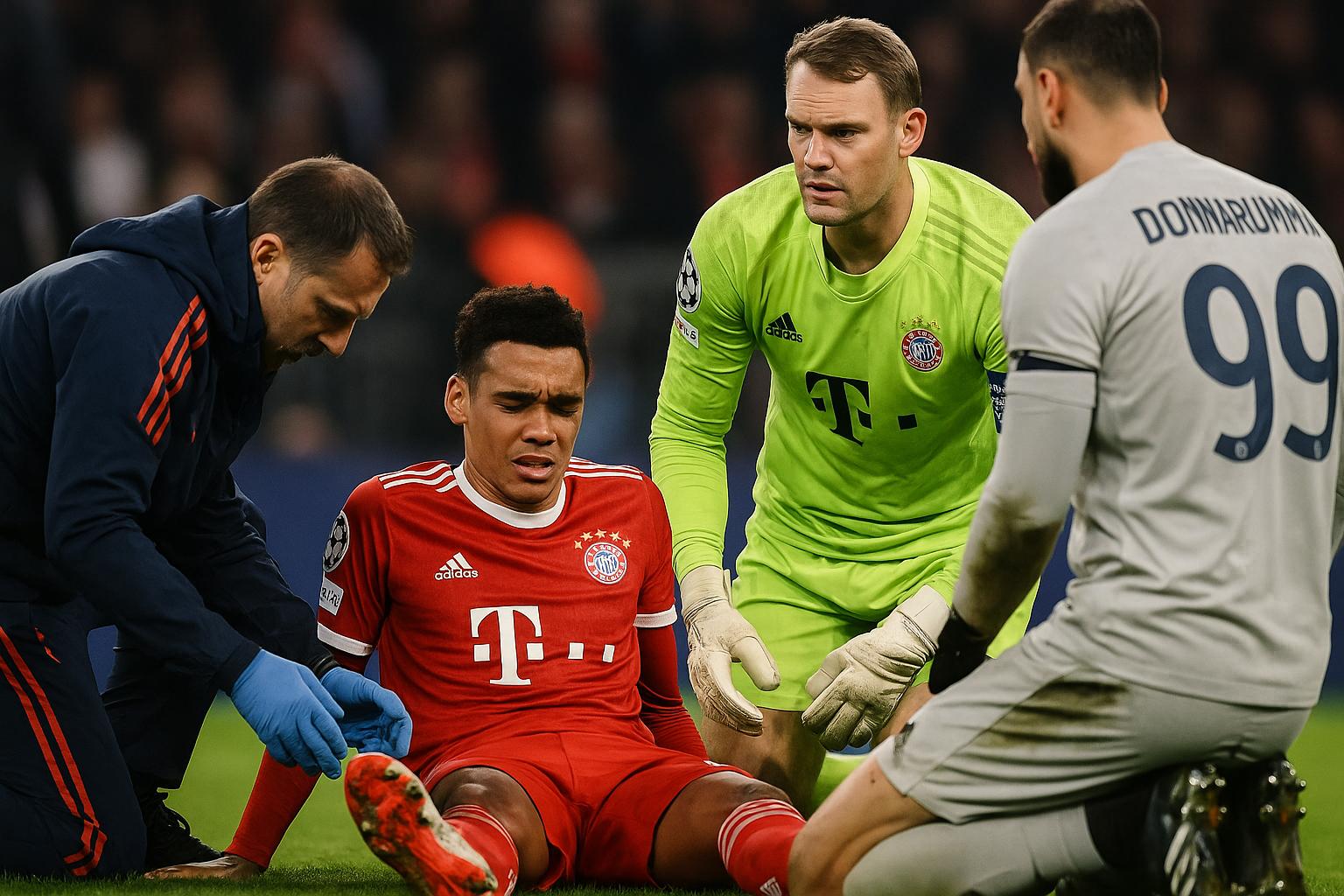 Jamal Musialan vakava loukkaantuminen järkyttää – Manuel Neuer kritisoi Donnarummaa rajusti