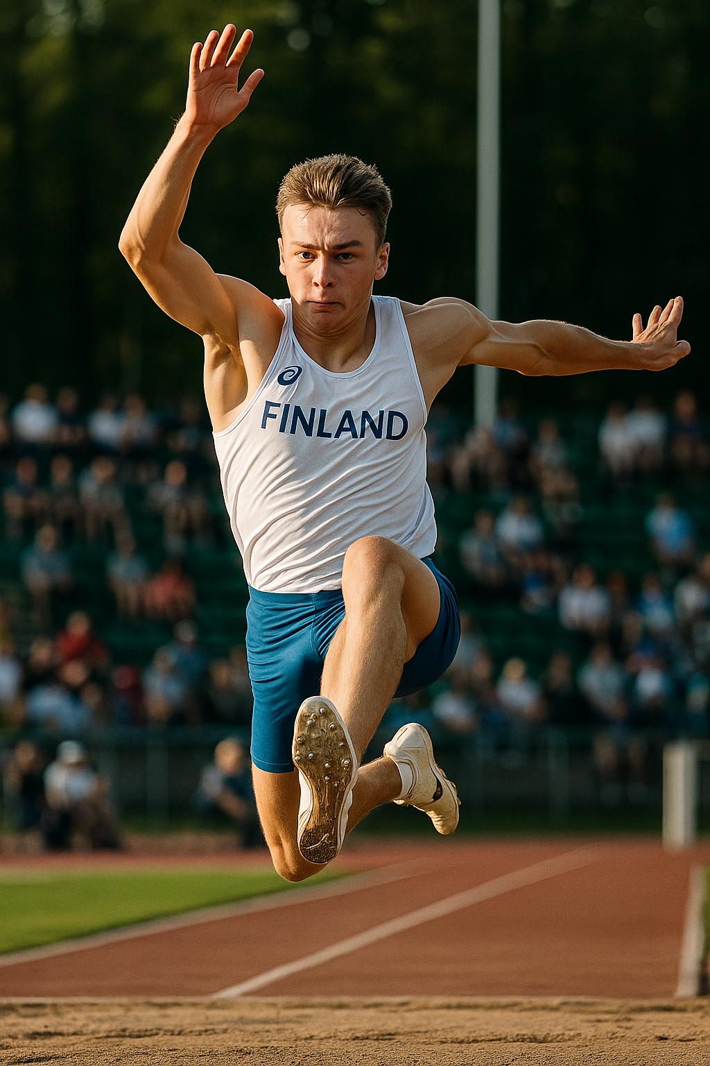 Kasperi Vehmaa loikkii kohti historiaa – 794 cm hyppy nostaa suomalaisen pituushypyn uuteen aikaan