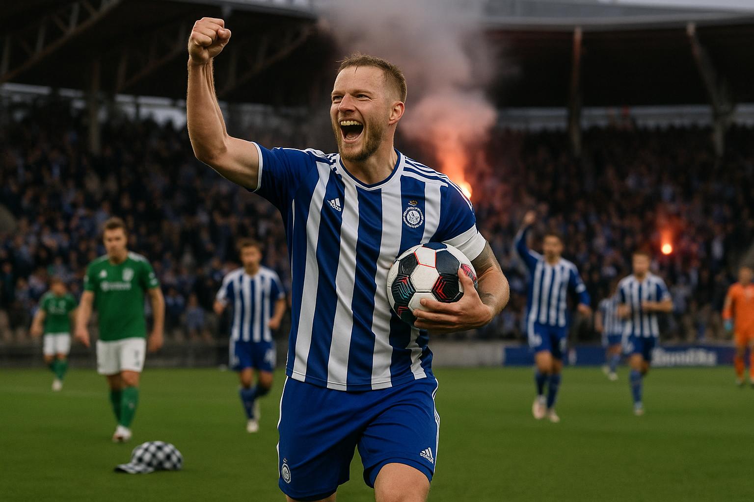 Alexander Ringin hattutemppu räjäytti Töölön HJK murskasi IFK Mariehamnin ja sytytti mestaruustaistelun liekkeihin